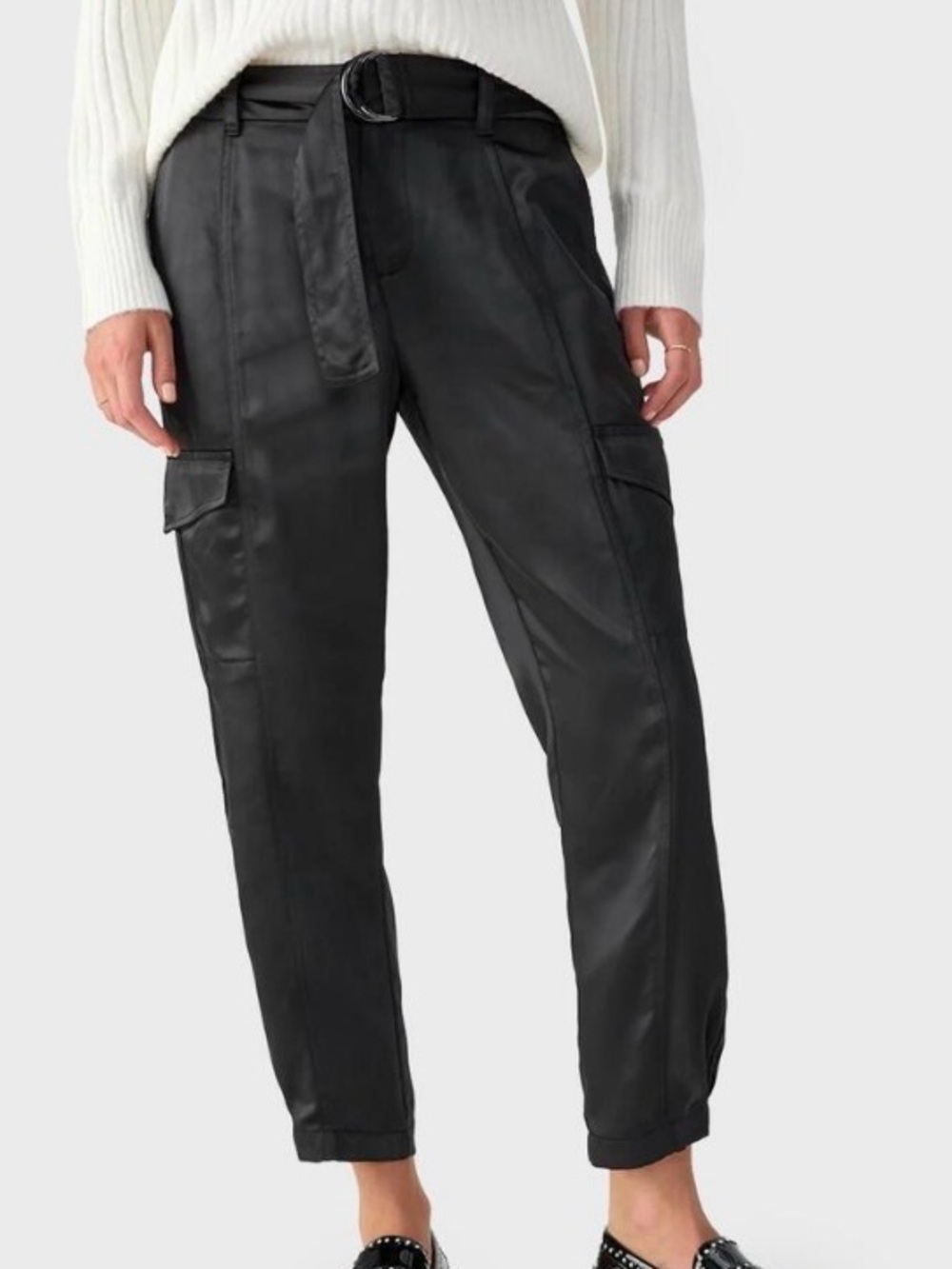 Brand New Sanctuary Classy Cargo Pants in Satin